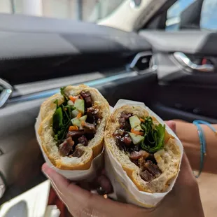 #2. Grilled pork banh mi $6