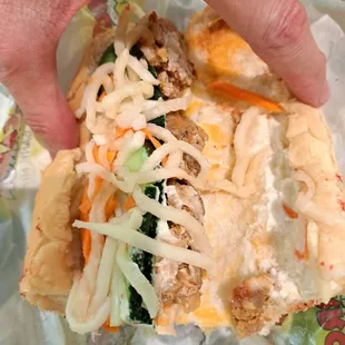 Missing shredded carrots.