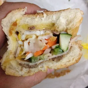 Egg banh mi