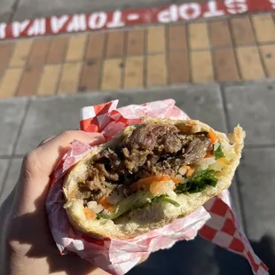 Lemongrass beef -- amazing