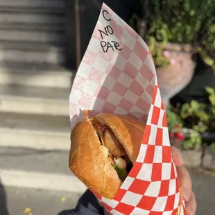 Chicken Bahn mi with no pate