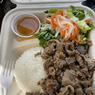 Beef Rice Plate
