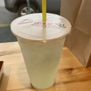 Fresh squeezed lemonade
