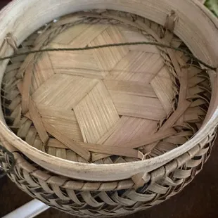 a basket of food