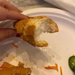 Too much bread, not True crispy baguette bread