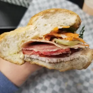 Cross section of the traditional