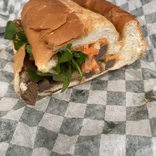 Pork and Beef Banh Mi