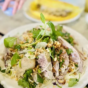 Duck salad (half duck) 4/5