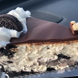 Slice of Oreo Cheesecake