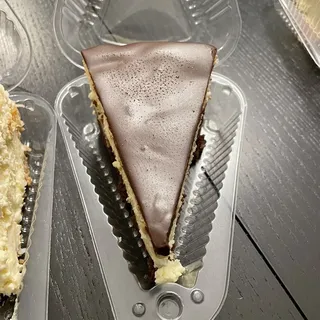 Slice of Brownie Cheesecake