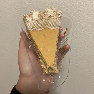 Slice of Pumpkin Cheesecake