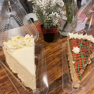 Slice of Gingerbread Cheesecake