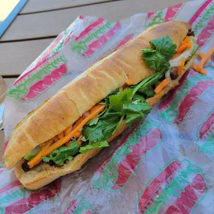 BBQ pork banh mi
