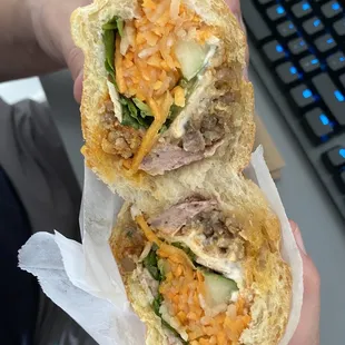 Traditional Banh Mi Sandwich