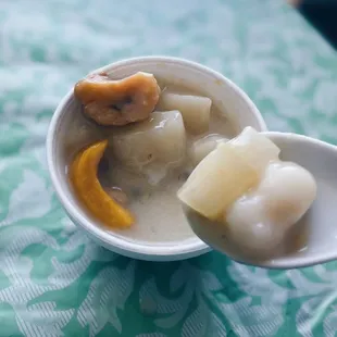 Close up of the Ginataan