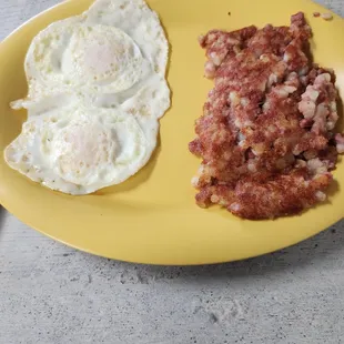 The Corny, with eggs over easy