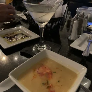 Lobster squash soup