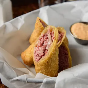 House made Rueben rolls