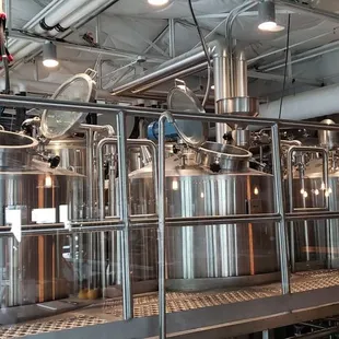 Fermenting tanks ready for action