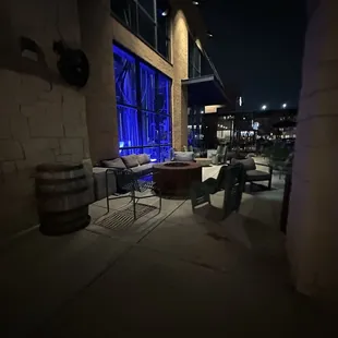 Outside
