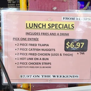 Lunch Special