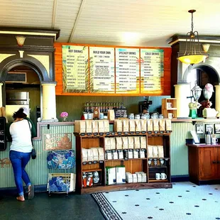 Inside...just look at the tile!