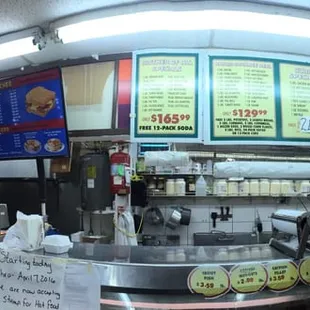 the interior of a restaurant