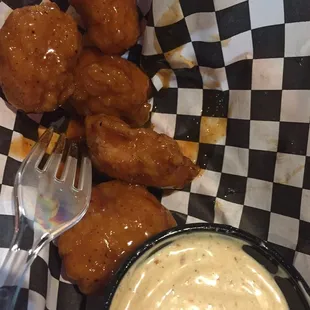 Mango habenero boneless wings