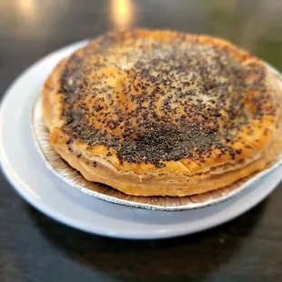 a stack of pancakes on a plate
