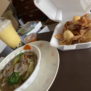 Crab Rangoon, Bubble Tea, &amp; Lad Nar.