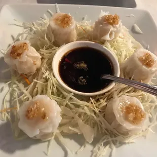 Shumai? I forget. But everything here looks pretty and tastes better!