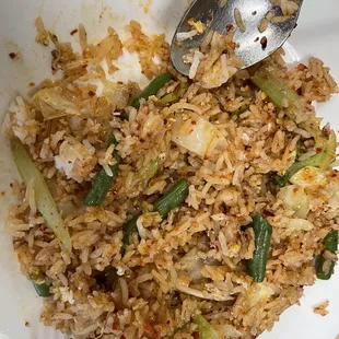 Vegetable fried rice