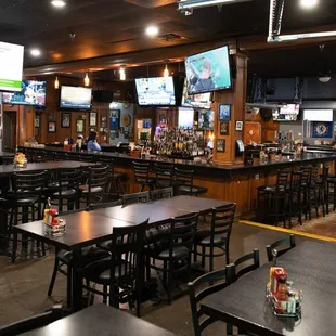 seating and bar area