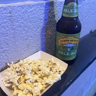 Free popcorn