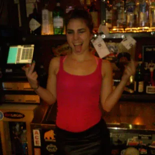 Awsome bartender stop in for a drink