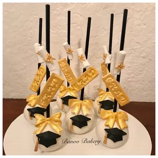 Graduation cakepops