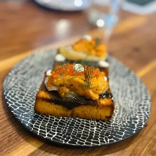 Uni Scallop Toast