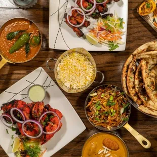 All the food is waiting for you!