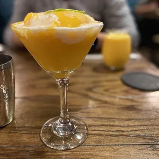 Mango-coconut daiquiri (non-alcoholic)