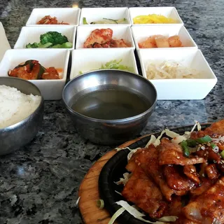 Spicy Pork Belly Dinner