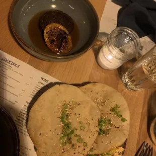 Fry bread and gingerbread dessert