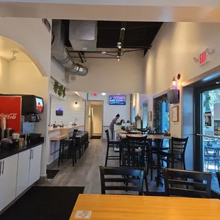 Small and quaint with a nice vibe.