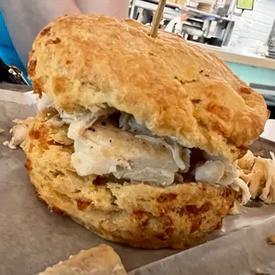 Buttermilk Biscuit with Roasted Chicken