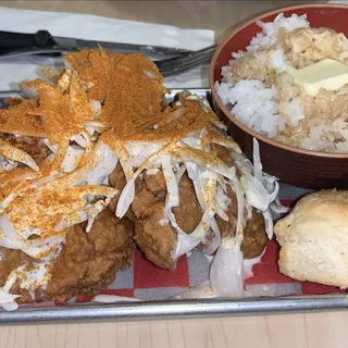 Curry Snow Fried Chicken Plate