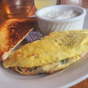 Andouille Sausage Omelette