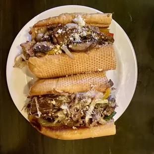 Oxtail Philly cheesesteak