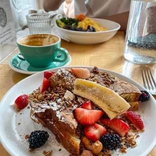 Nutella Stuffed French Toast