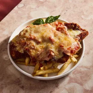 a plate of food on a table