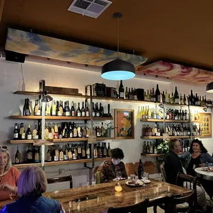 Inside and wine walls