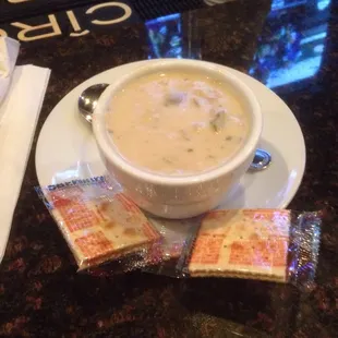 food, chowder, soup, soups and chowder